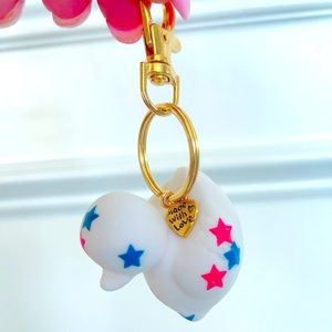 NWT Jeep Duck Patriotic Keychain~Mini Rubber Duck Keychain~Jeep Wrangler…